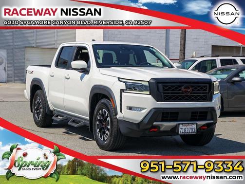 Glacier White 2023 Nissan Frontier PRO-X