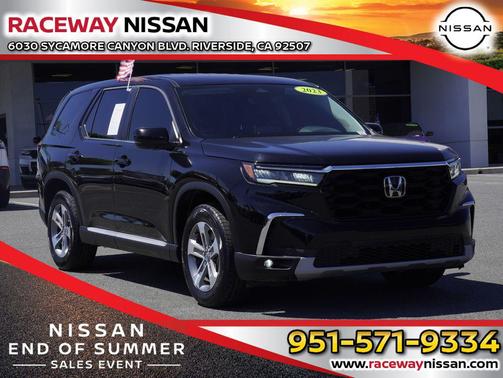 Crystal Black Pearl 2023 Honda Pilot 2WD EX-L 8 Passenger