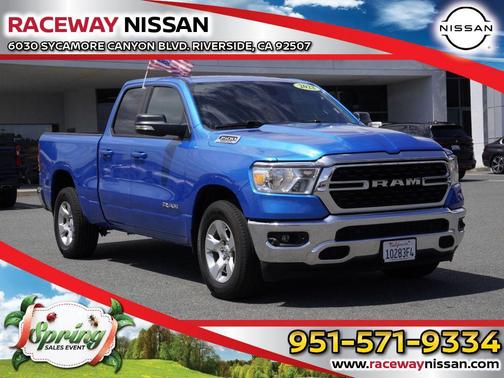 Hydro Blue Pearlcoat 2022 RAM 1500 Big Horn/Lone Star