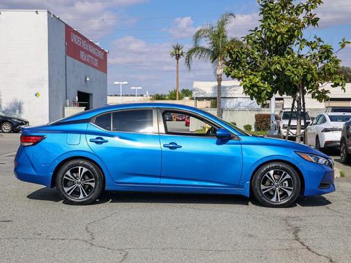 Electric Blue Metallic 2023 Nissan Sentra SV