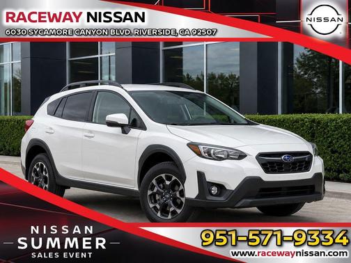 Crystal White Pearl 2023 Subaru Crosstrek Premium