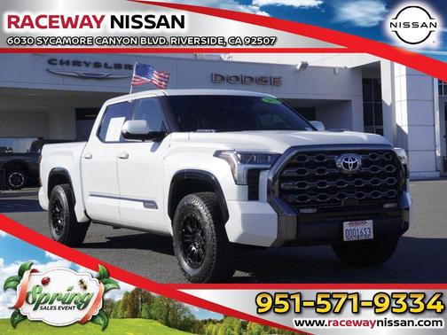 Wind Chill Pearl 2023 Toyota Tundra Hybrid Platinum