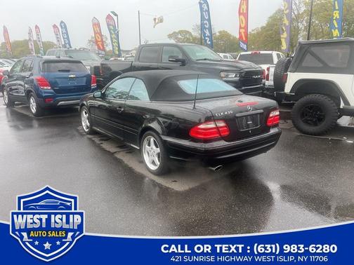 Black 2002 Mercedes-Benz CLK-Class 430 Cabriolet