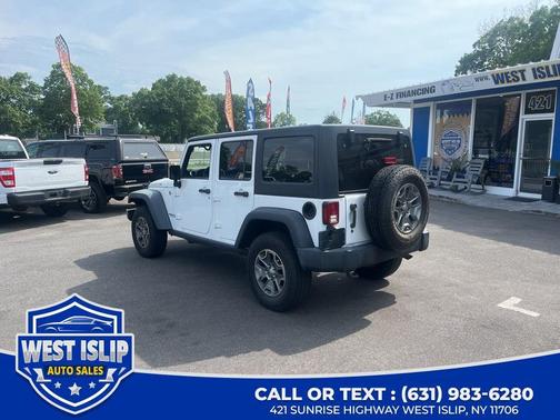 Bright White Clearcoat 2016 Jeep Wrangler Unlimited Rubicon