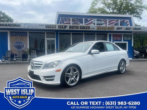 Diamond White Metallic 2013 Mercedes-Benz C-Class C 300 4MATIC Sport