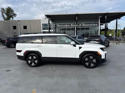 White 2025 Hyundai SANTA FE HEV SEL