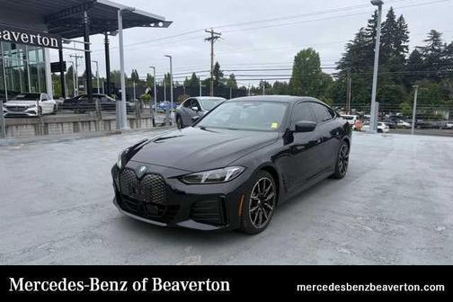 Black Sapphire Metallic 2025 BMW i4 Gran Coupe xDrive40