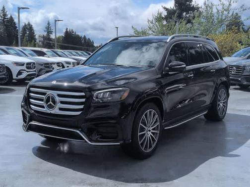 Obsidian Black Metallic 2026 Mercedes-Benz GLS 580 Base 4MATIC