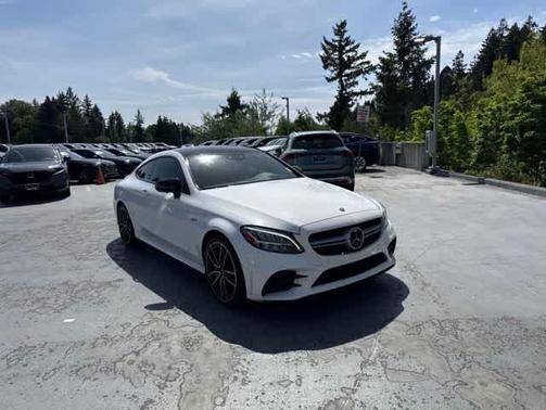 Polar White 2019 Mercedes-Benz AMG C 43 Base 4MATIC