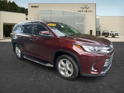 Red 2019 Toyota Highlander Limited