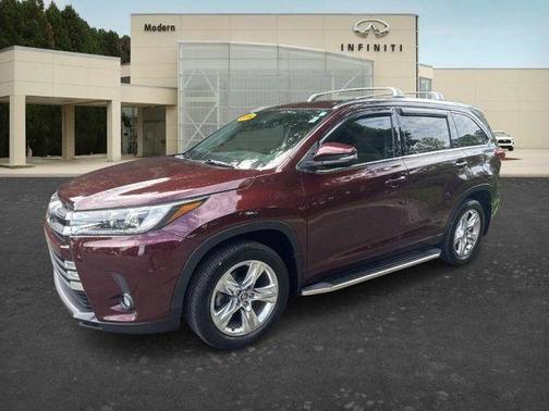 Red 2019 Toyota Highlander Limited