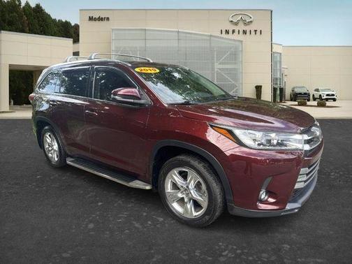 Red 2019 Toyota Highlander Limited