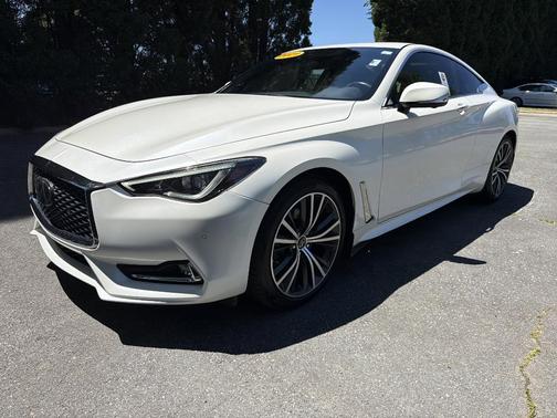 Majestic White 2021 INFINITI Q60 3.0t LUXE
