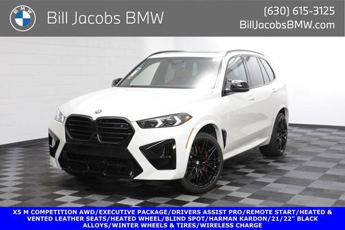 Alpine White 2024 BMW X5 M Base