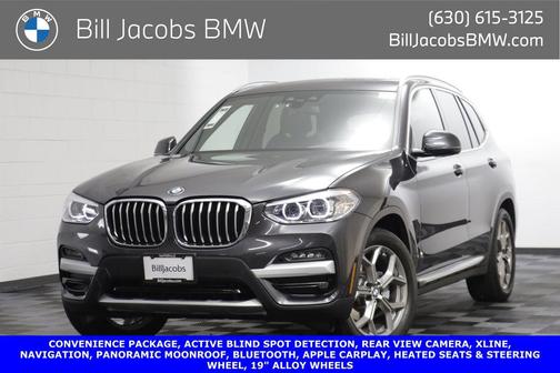 Dark Graphite Metallic 2021 BMW X3 xDrive30i