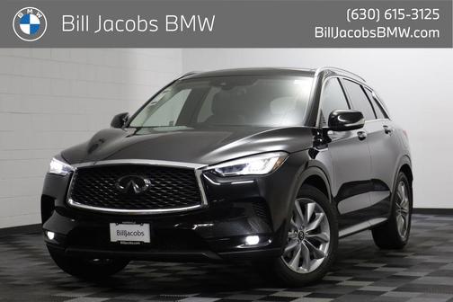 Black Obsidian 2021 INFINITI QX50 LUXE AWD