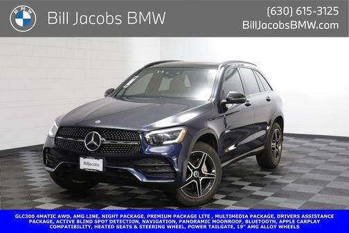 Lunar Blue Metallic 2022 Mercedes-Benz GLC 300 4MATIC