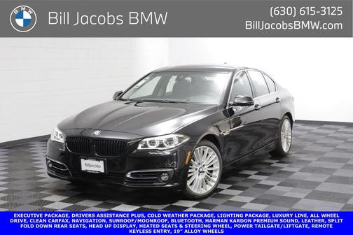 Black Sapphire Metallic 2016 BMW 550 xDrive