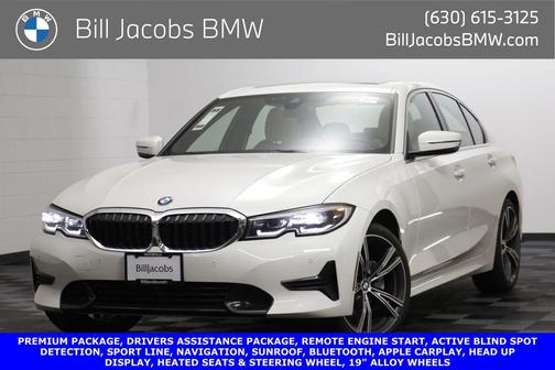 Alpine White 2021 BMW 330 xDrive
