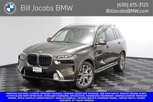 Manhattan Green Metallic 2024 BMW X7 xDrive40i