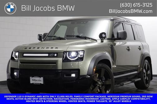 Pangea Green Metallic 2024 Land Rover Defender 110 P400 X-Dynamic SE