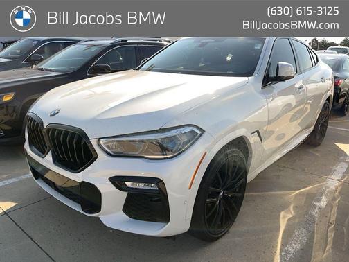 Alpine White 2021 BMW X6 M50i
