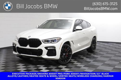 Alpine White 2021 BMW X6 M50i