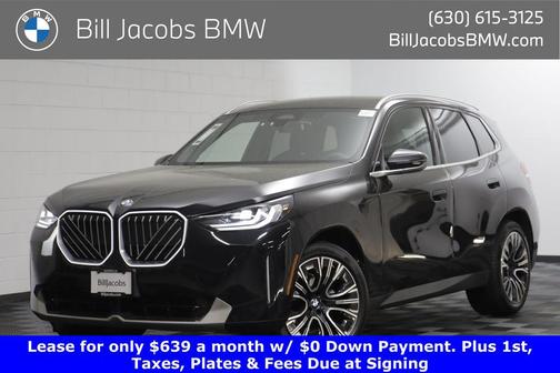 Black Sapphire Metallic 2025 BMW X3 30 xDrive