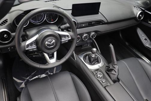 Jet Black Mica 2025 Mazda MX-5 Miata RF Grand Touring