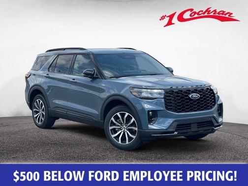Blue 2026 Ford Explorer ST-Line