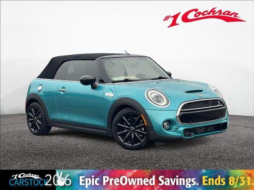 Aqua Blue Metallic 2020 MINI Convertible Cooper S