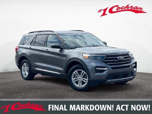 Carbonized Gray 2024 Ford Explorer XLT