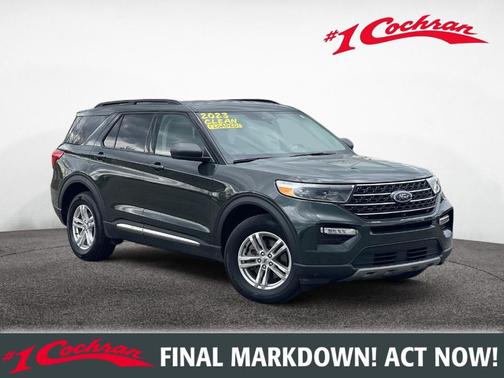 Green 2023 Ford Explorer XLT