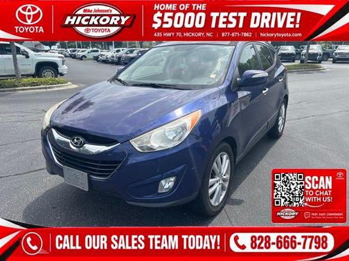 Iris Blue 2011 Hyundai TUCSON Limited