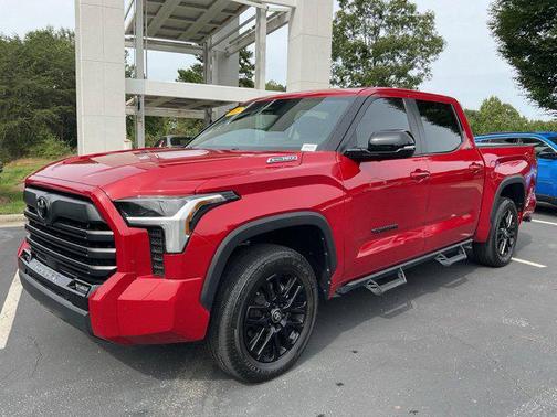Supersonic Red 2025 Toyota Tundra Hybrid Limited