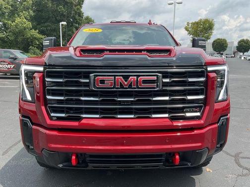 Volcanic Red Tintcoat 2025 GMC Sierra 2500 AT4