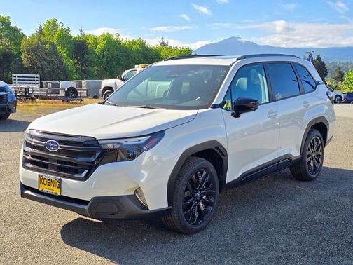Crystal White Pearl 2026 Subaru Forester Sport