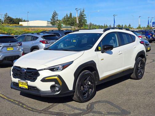 Crystal White Pearl 2024 Subaru Crosstrek Sport