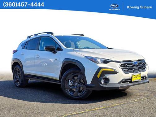 Crystal White Pearl 2024 Subaru Crosstrek Sport