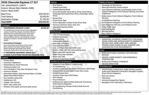 2026 Chevrolet Equinox 1LT