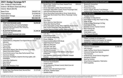 2021 Dodge Durango R/T AWD