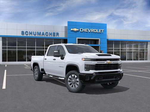 Summit White 2026 Chevrolet Silverado 2500 Custom