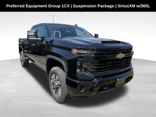Black 2024 Chevrolet Silverado 2500 Custom