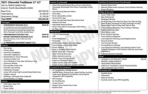2021 Chevrolet Trailblazer LT
