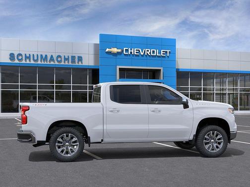 Summit White 2026 Chevrolet Silverado 1500 LT