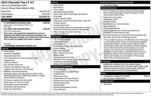 2022 Chevrolet Trax LT