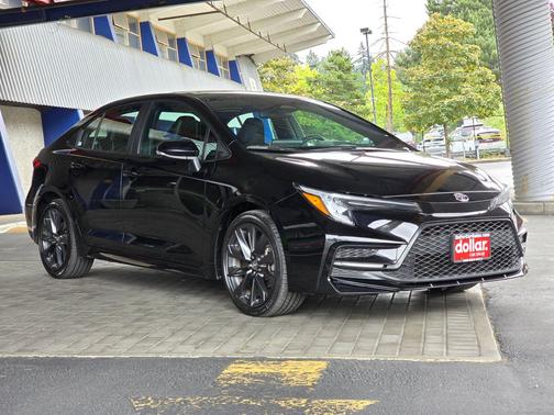 Midnight Black Metallic 2024 Toyota Corolla XSE