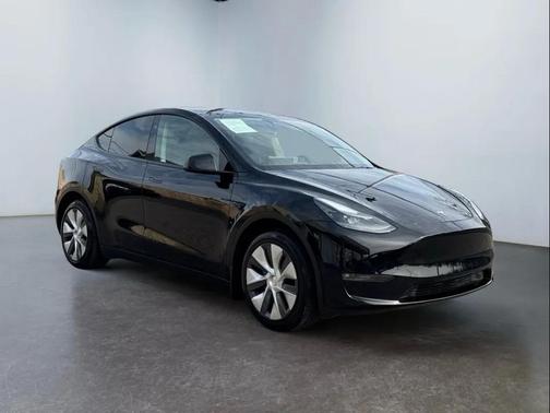 Solid Black 2025 Tesla Model Y Long Range Dual Motor All-Wheel Drive