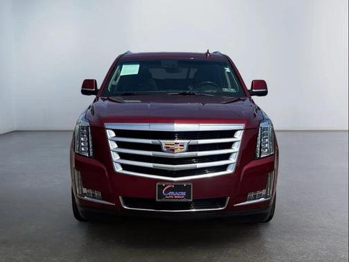 Red 2017 Cadillac Escalade ESV Luxury