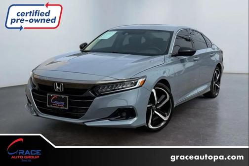 Gray 2021 Honda Accord Sport SE 1.5T